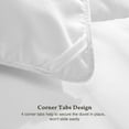 thumbnail image 2 of Joinsun Comfort King Size Bedding Duvet Insert - All-Season Duvet Down Alternative Quilted Comforter, White, 2 of 5