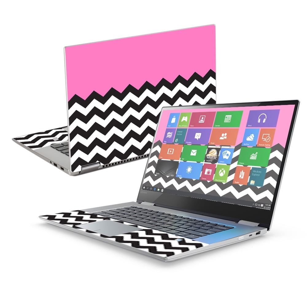 Skin Decal Wrap for Lenovo Yoga 720 15" (2017) sticker Pink Chevron