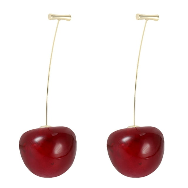 KAKOWELY Boucles d'Oreilles au Design de Cerises avec Gouttes d'Oreilles Rouges pour Toute Occasion合金材 Whether Whether Whether Rongfmy,2.17"X0.79"X0.39 Pouces