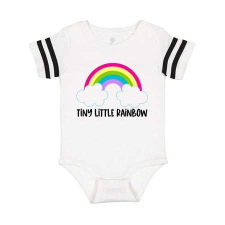 

Inktastic Baby Tiny Little Rainbow Gift Baby Boy or Baby Girl Bodysuit