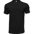 thumbnail image 2 of ITSAME Men's Short Sleeve T-Shirt, Classic Striped Active Fit Crew Neck Summer Causal Fashion Tee Black 2XL, 2 of 5