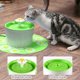 thumbnail image 3 of Fuente Flower para gatos y perros Dispensador automático de comida Flower Green eléctrico con filtros-, 3 of 3
