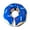 Dark Blue, variant on YIFAEUX Pet Collar Cartoon Printing Fastener Tape Adjustment Inflatable Dog Lick-Proof Collar After Surgery Pet Supplies