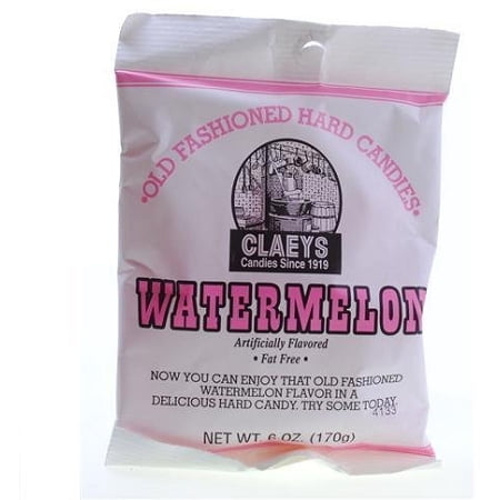 - Claey's Fat-Free Old Fashioned Watermelon Hard Candies, 6 Oz.