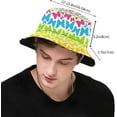 thumbnail image 3 of Chapeau Bob Soleil Plage Pliable Casquette de Pêcheur pour Femmes Hommes Été Plein Air Randonnée, 3 of 5