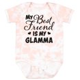 thumbnail image 3 of Inktastic My Best Friend is My Glamma with Hearts Boys or Girls Baby Bodysuit, 3 of 5