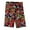 Floret Pop Pink, variant on Women's Performance High Waist 9" Printed Bike Shorts w/ Pocket (Black/White, S)