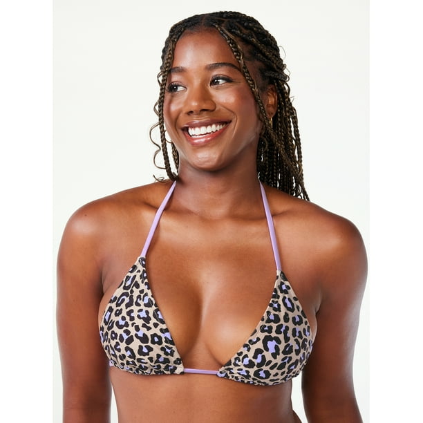 Love & Sports Women's Classic Triangle Bikini Top