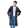 thumbnail image 3 of Impermeable Reutilizable Poncho Para Hombre Para Mujer Ropa De Lluvia Para Senderismo Para Adultos De Secado Rápido M Sunnimix Chubasquero con capucha, 3 of 8
