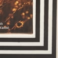 thumbnail image 5 of 4" x 6" Decorative Photo Frame - Contemporary Polyresin Black and White Dimensional Line Design Picture Frame - Home or Office Decor - Family Photo Display, 5 of 5