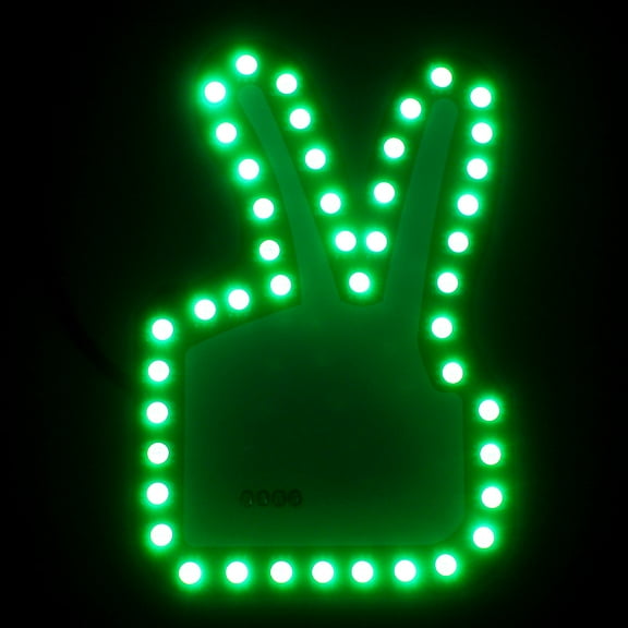 Masteelf 1 Set Led Hand Gesture Light For Automotive Multi-Function Warning Light Interactive Palm Signal Lamp Usb Powered Light Cool Vehicle Accessories
