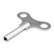 thumbnail image 2 of Llave de cuerda para reloj, portátil, fácil de usar, de acero, para relojes de madera, accesorio para recibidor, oficina, dormitorio, hotel y hogar. Alargamiento blanco, 2 of 8