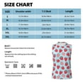 thumbnail image 6 of Uemuo Strawberries Pattern Men's Sleeveless T-Shirt,Muscle Athletic Tank Top, Moisture-wicking Quick-dry Breathable Classic Tee Top for Gym Run Outdoor Sports-Large, 6 of 8