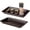 Bronze, variant on Vintage Farmhouse Decor Metal Vanity Tray(4 Pack), Countertop Guest Hand Towel Paper Storage Organizer Tray Dispenser, Sturdy Holder for Perfume, Cosmetics, Jewelry, Makeup Bathroom Organizer (Black)