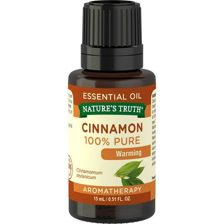 Nature's Truth Aromatherapy Cinnamon Essential Oil, 0.51 Fl (Best Essential Oil For Waking Up)