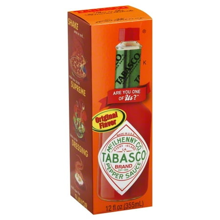 (6 Pack) TabascoÃÂ® Pepper Sauce 12 fl. oz. (Best Hot Dog Sauce In The World)