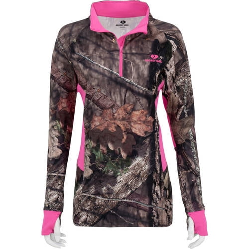 Women's 1 4-Zip Performance Long Sleeves Tee, Multiple Patterns by