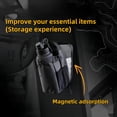 thumbnail image 5 of RUNJIG Magnetic 5 oz Black Plastic Water Bottles with Water Bottle Holder and Gym Bag, 5 of 6