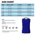 thumbnail image 6 of Gaeub Navy Men's Sleeveless Muscle Shirts Workout Tank Tops, Odor Protection and Comfortable - X-Large, 6 of 8