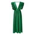thumbnail image 5 of Ketyyh-chn99 Robes de Cocktail pour Femmes Robe d'Été Formelle Maxi Longue Robe Grande Taille Robes Maxi de Soirée Robe Élégante Vert,m, 5 of 5