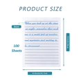 thumbnail image 2 of Handwriting Paper Lyuzecheean Kindergarten 100 Sheets A4, 2 of 5