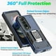 thumbnail image 5 of Funda Super Case para Samsung Z Fold 4, compatible con soporte magnético para coche, protección total de 360°, soporte de anillo, 5 of 5