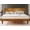 Caramel, variant on RORNS Gazelle Solid Wood Platform Bedframe With Headboard - Queen - Caramel