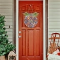 thumbnail image 7 of Coolnut Welcome Sign with Wreath for Front Door, Rustic Round Hanging Welcome Sign, Wall Housewarming Gift for Home 11.8in, Talavera Ceramic Tile Home Decor, 7 of 7