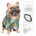 thumbnail image 4 of Uemuo Seashell On The Beach for Winter Dog Hoodie Sweatshirts with Pockets Warm Dog Clothes for Small Dogs Chihuahua-Large, 4 of 8