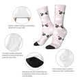 thumbnail image 4 of Fotbe Cute Panda Calcetas Largas con Estampado para Hombre y Mujer – Calcetas de Compresión Transpirables y Elásticas, Viajar y Uso Diario Talla 5-11, 4 of 6