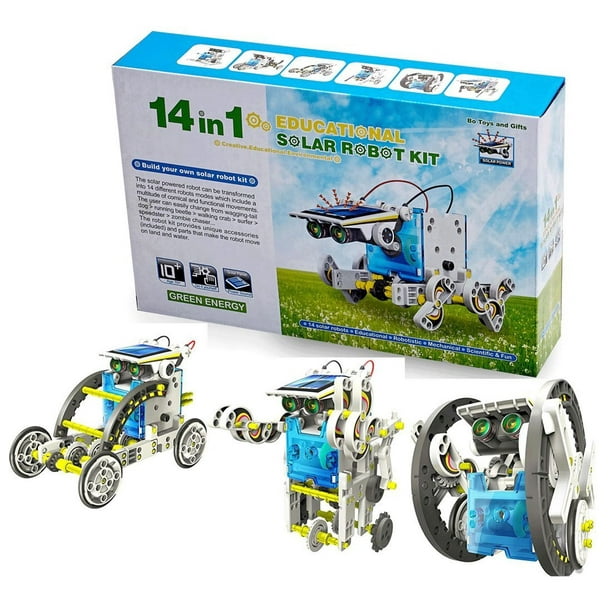 Bo Toys 14in1 Solar Robot Science Education Assembly Kit