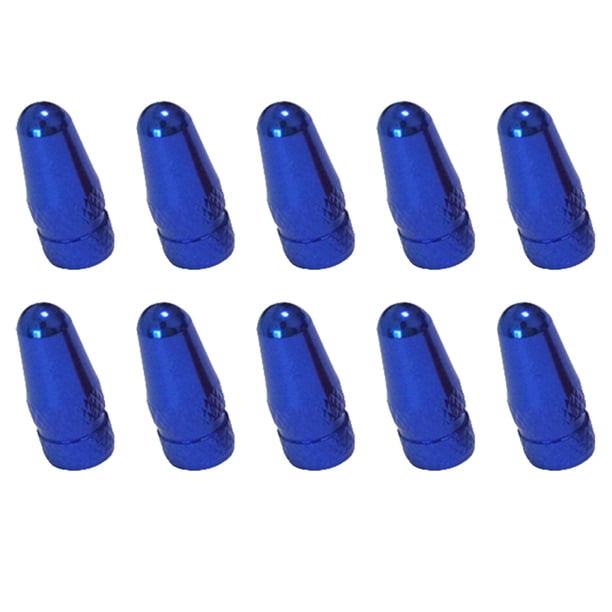Kenally 10 piezas de tapas de neumáticos de bicicleta, accesorios de protección a prueba de polvo, cubiertas de vástago de llanta de Herramientas y ferretería Azul
