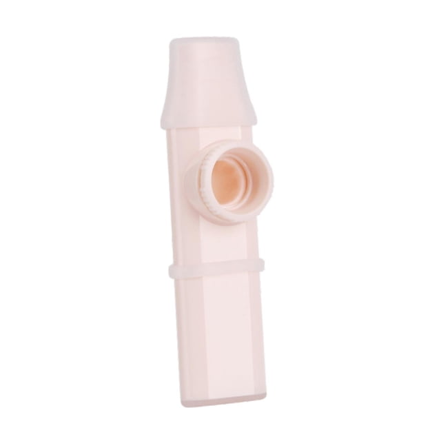 Tono ajustable de kazoo fácil de llevar para amantes de la música instrumentos musicales mini para el acompañamiento de violín de teclado guitarra Rosa