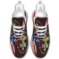 thumbnail image 2 of Autism Awareness Shoes Trail Running Shoe Non-Slip Breathable Comfortable Sneakers White Size 13, 2 of 7
