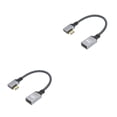 thumbnail image 2 of Cable Adaptador portátil compatible con interfaz multimedia de alta definición Accesorio de audio y video Convertidores digitales Tipo 2 2piezas Methold, 2 of 6