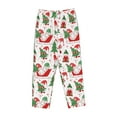 thumbnail image 4 of Daiia Gnomes Merry Christmas Women's Sleep Pant with Pockets and Drawstring,Pajama Pants-Small, 4 of 9