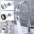 thumbnail image 1 of SSZMDLB under $5 2Pcs Kitchen Faucet Filter, Pressurized Faucet Filter, Splash Proof Kitchen Tap Nozzle, Water Saving Aerator, with 3 Spray Modes, Built in Water Purifier, 360 Degree Rotation, 1 of 9