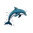 thumbnail image 5 of cartoon Dolphin Stickers Stickers, Waterproof Dolphin Stickers Sticker for Water Bottle Laptop Phone Cases Planner Skateboard Luggage Helmet Party Favor Decor, Ideal for Adults Teens Teacher Rewards, 5 of 9