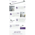 thumbnail image 4 of ANZZI Caster 2 Series 23.07 x 2.44 In. Towel Bar in Polished Chrome Finish, 4 of 5