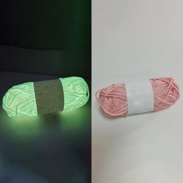 DIY Glow In The Dark Yarn 1 DIY Glow Yarn Glow In The Dark Yarn For Crochet Glow Yarn For Knitting Crocheting Crafts Sewing Beginners Christmas Decorations Celebrate Val Valentine decorations outdoor