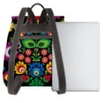 thumbnail image 3 of Balery Traditional Floral Polish Mochila de Cuero para Mujeres, Gran Capacidad, Bolsa de Viaje Multifuncional, Mochila de Cuero y Bolsa de Hombro para Mujeres, 3 of 4