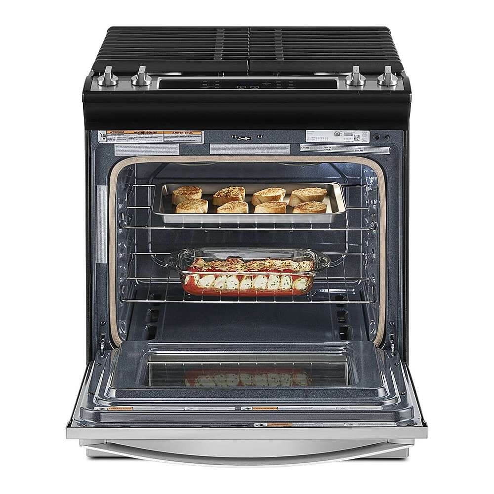 Whirlpool WEG515S0LS 5.0 Cu. Ft. Stainless Gas Range with Frozen Bake Technology