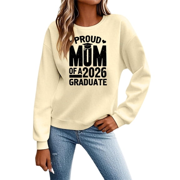 Womens Graphic Printed Sweatshirt Crew Neck Drop Shoulder Long Sleeve Slouchy Casual Outerwear Tops