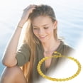 thumbnail image 1 of HomeKingdee 1 Pcs Gold Color​ Plated Shining Tail Bracelet for Women - Fashion Versatile Retro Mesh Chain Jewelry Gift for Mother's Day Birthday Valentine's Day, 1 of 9