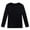 Black, variant on Rhuody 2-3 Years Toddler Boys Clothes Spring Long Sleeve Round Neck T Shirt Solid Color Cute Tops Basic Daily Wear Black