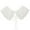 White-6, variant on INSPIRE CHIC Detachable Fake Collar, Rhinestone Little Shawl Mini Cape Choker Necklace False Peter Pan Collar for Women Blouse One Size White-1