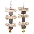 thumbnail image 4 of 2Pcs Bird Toys Log Corn Husk Chewing Toy for Parrots Birds Small Parakeets Cockatiels Macaws, 4 of 6