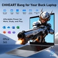 thumbnail image 5 of Chheart 2026 New 15.6 inch Laptop Computer,4425Y Processor(up to 1.7 GHz),16 GB,256GB SSD,Windows 11 Pro,Wifi 5 BT 4.2,Silver, 5 of 10