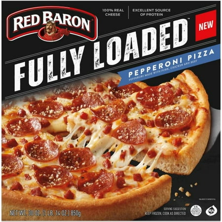 Red Baron Fully Loaded Pepperoni Frozen Pizza - 27.85oz