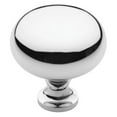 thumbnail image 3 of Baldwin 4709140 1.75 in. dia. Classic Mushroom Cabinet Knob, Polished Nickel, 3 of 7